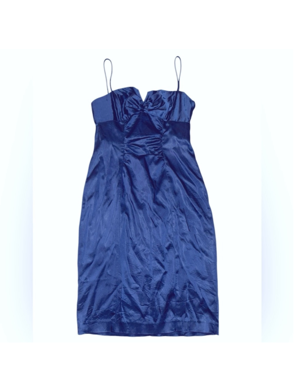 Democracy knee length spaghetti strap dress